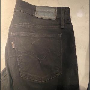 Levi 710 Black Skinny Jeans